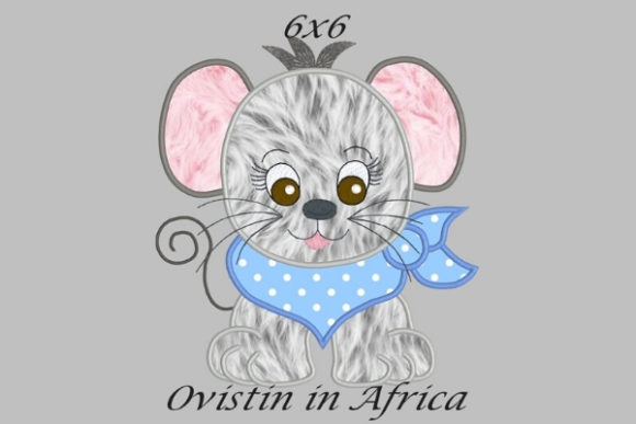 Cool Baby Mouse Medium: A Sweet Appliqué for Handmade Gifts