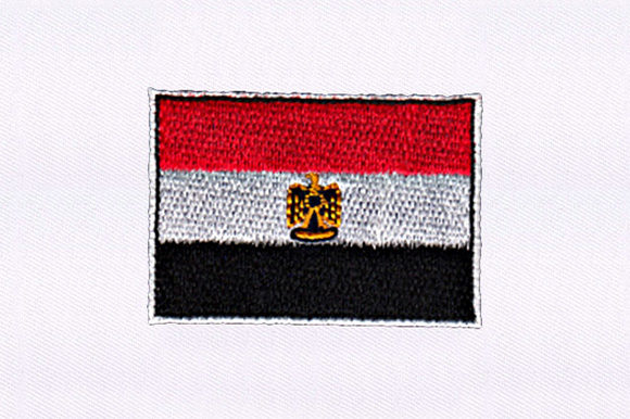 Flag of Egypt Embroidery Review for Boutique Apparel