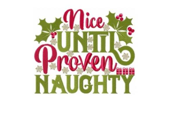Nice Until Proven Naughty: A Festive Embroidery Review