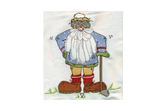 Sassy Golfing Santa: A Designer's Holiday Review