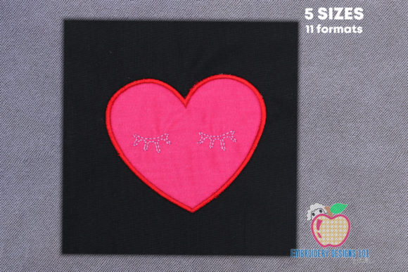 Valentine Heart Applique Pattern Review for Etsy Sellers