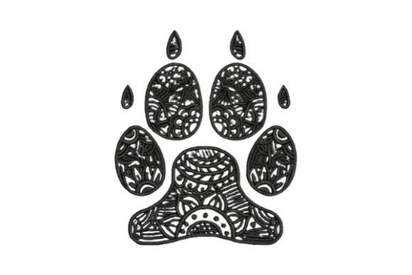 Zentangle Dog Paw Print: A Designer's Review